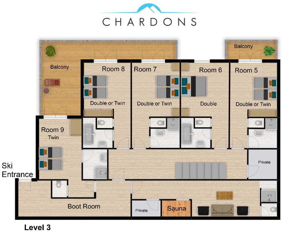 Chalet Panoramique By Chalet Chardons Tignes Exteriör bild